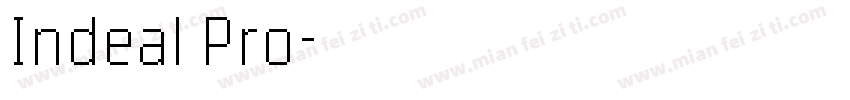Indeal Pro字体转换
